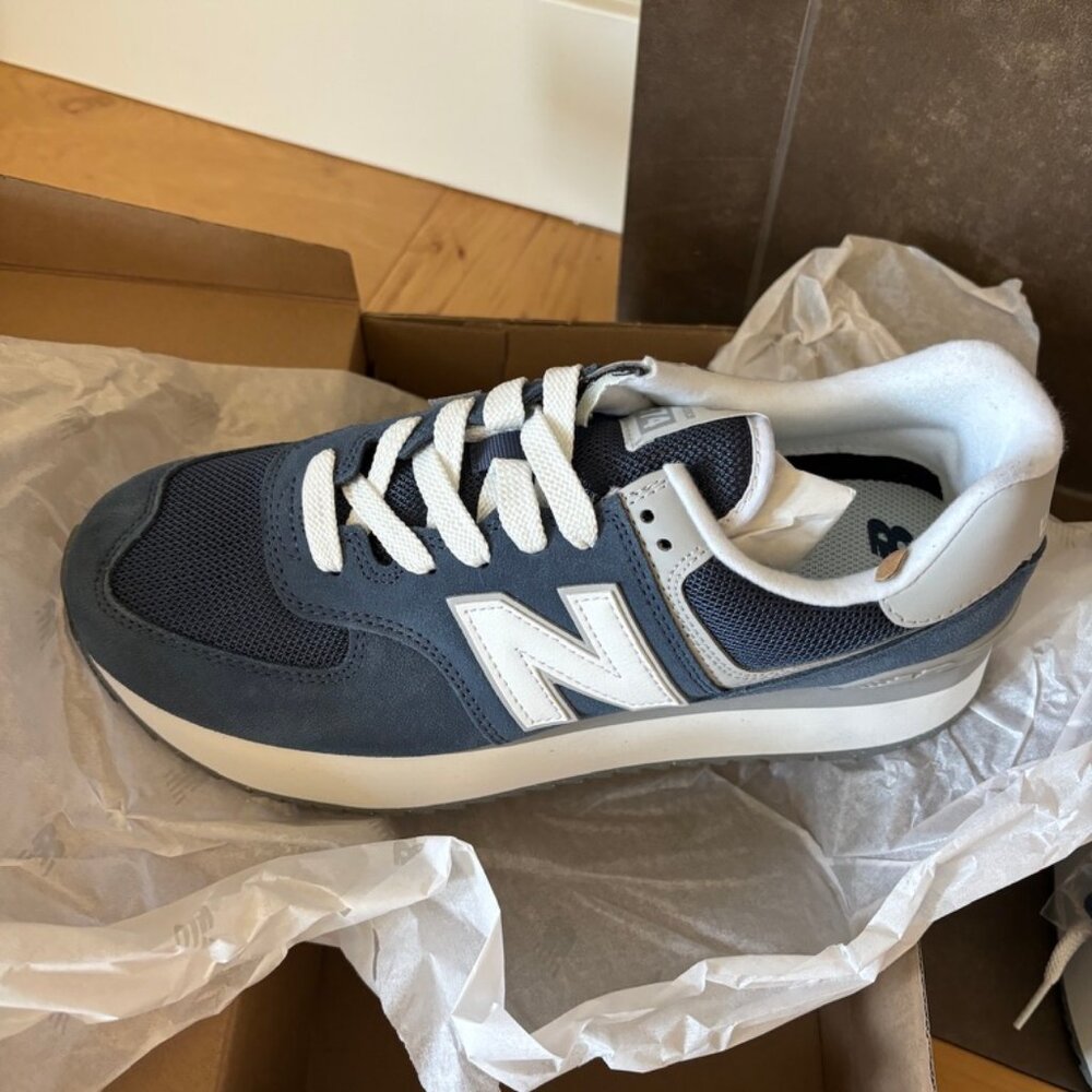 New Balance 574+ Platform Sneaker Lifestyle Women's Shoes Size 12B